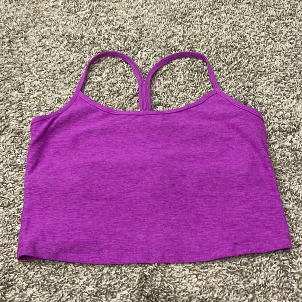 Beyond Yoga Spacedye Slim Racerback Cropped Tank Large